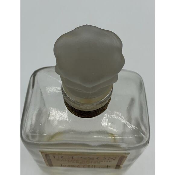 VINTAGE Ecusson Jean D'Albret 90 Eau De Cologne France Glass Crown Empty As Is - Picture 3 of 6
